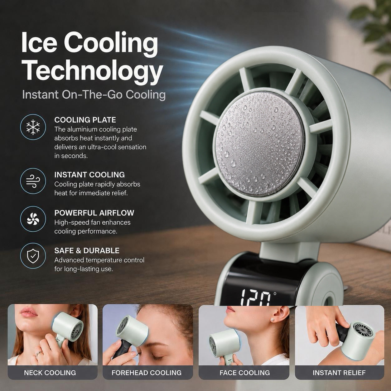 The “ArcticBreeze” Multi-Fan, with Ice Cooling Technology, and 3-in-1 Build